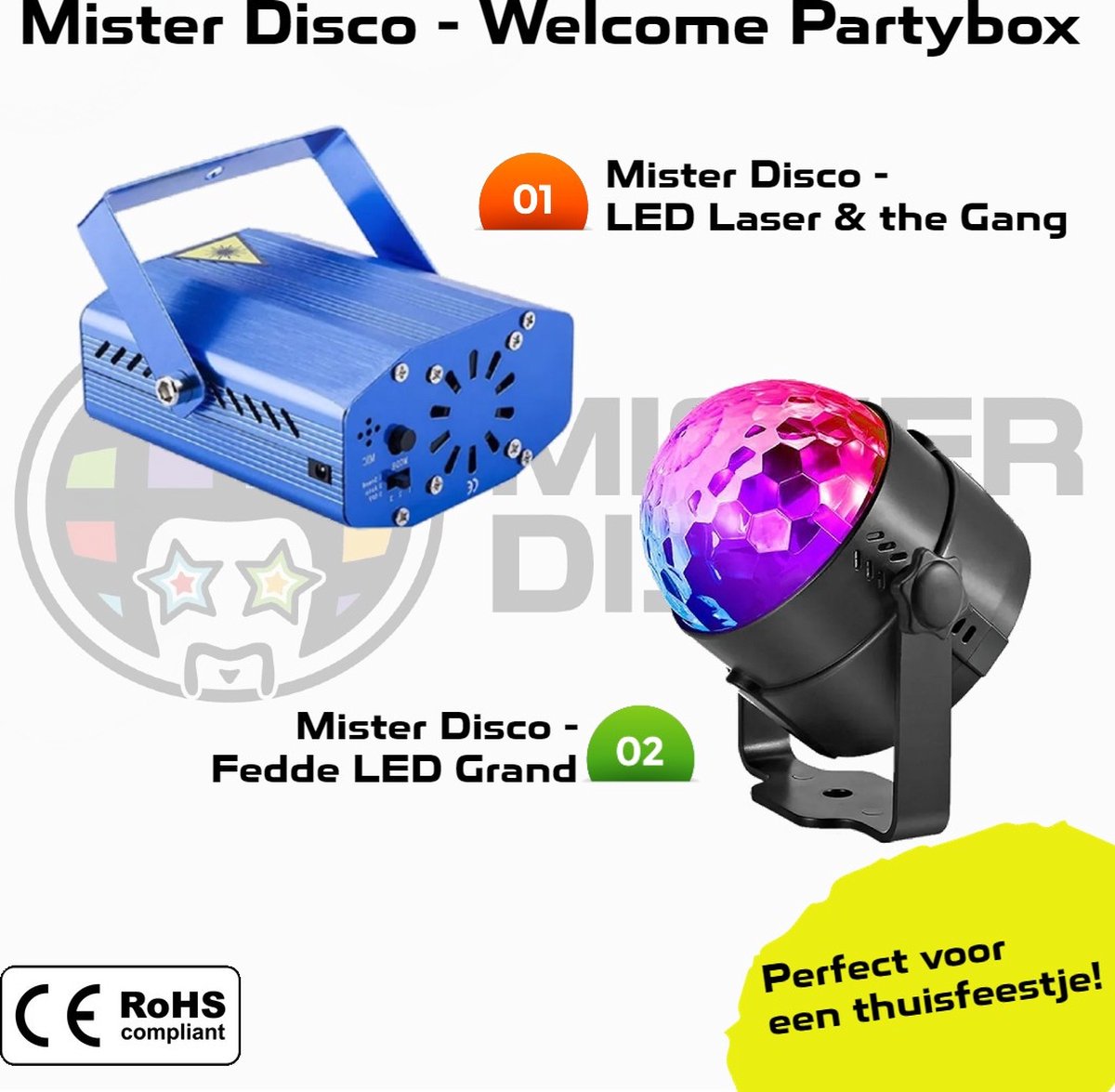   - Welcome Partybox |   | Laser | Feestverlichting | Partyverlichting | Discoverlichting |  en | Feestpakket | Party